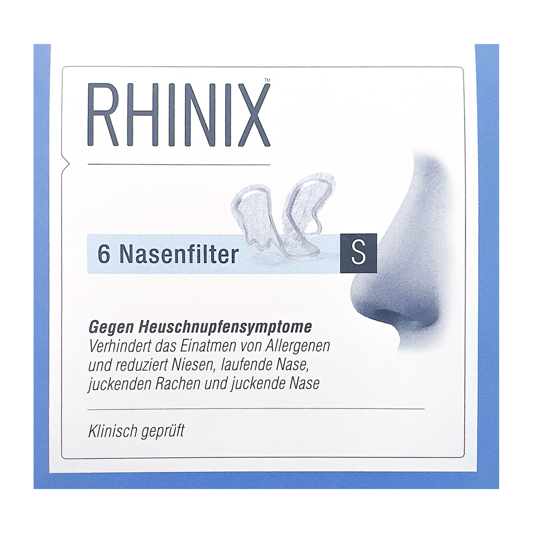 Neu im Sortiment RHINIX Nasenfilter gegen Heuschnupfensymptome